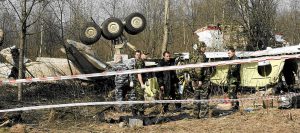 11.04.2010 Smoleńsk, miejsce katastrofy prezydenckiego samolotu TU-154 Fot. Filip Klimaszewski/ Agencja Gazeta