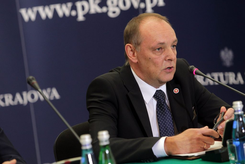 09.11.2016 Warszawa . Prokuratora Krajowa . Zastepca prokuratora generalnego Marek Pasionek podczas konferencji na temat stanu sledztwa w sprawie katastrofy samolotu TU 154 pod Smolenskiem. Fot. Przemek Wierzchowski / Agencja Gazeta *** Local Caption *** .