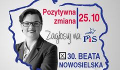 Beata Nowosielska. Fot. materiał wyborczy PiS