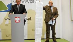 Minister Jan Szyszko i dyrektor LP Konrad Tomaszewski-idzi
