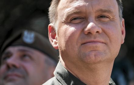 Prezydent RP Andrzej Duda na poligonie w Nowej Debie Prezydent RP Andrzej Duda na poligonie w Nowej Debie