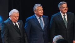 Wałęsa, Kwaśniewski, Komorowski