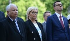 Odsloniecie kamienia wegielnego pod pomnik premiera Jana Olszewskiego przed KPRM