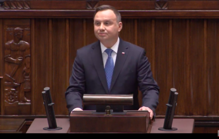 Duda próbuje przestać być Dudą Andrzej Duda, inauguracyjne posiedzenie Sejmu, 12 listopada 2019