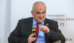 Jacek Wygoda podczas debaty w IPN, 2018