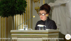 Olga Tokarczuk, wykład noblowski, 7 grudnia 2019, Sztokholm
