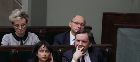 Zbigniew Ziobro z zastępczynią - Alicją Dalkowską