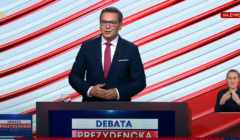 Debata prezydencka TVP / screen / Michał Adamczyk