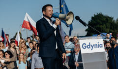 Spotkanie powyborcze Rafala Trzaskowskiego w Gdyni