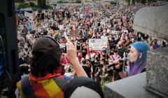 8.08.2020, Demonstracja solidarnościowa z osobami LGBT+