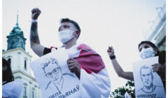Demonstracja solidarności z Białorusią