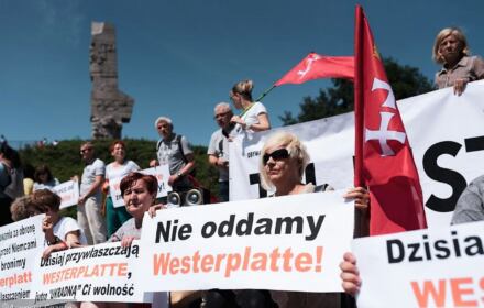 Protest w sprawie Westerplatte Protest w sprawie Westerplatte
