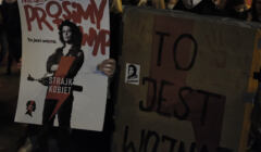 Kolejny dzien protestu kobiet w Poznaniu
