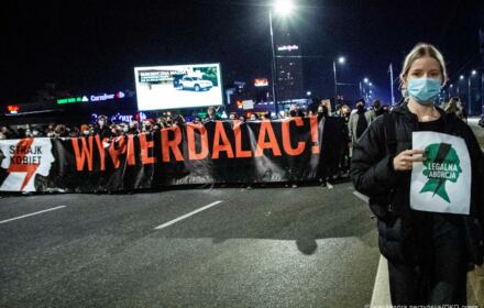 Protest po wyroku TK w sprawie aborcji 22.10.2020