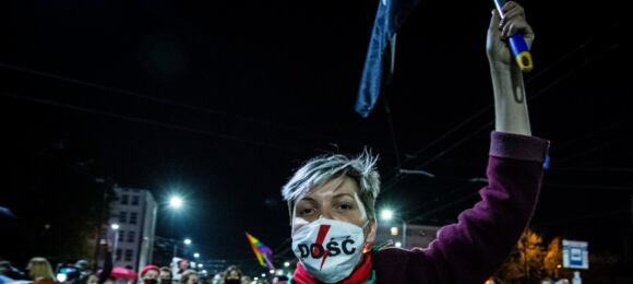 Protest po wyroku TK w sprawie aborcji 22.10.2020