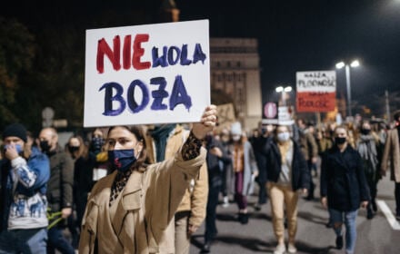 Protest w obronie Praw Kobiet w Gdansku. 23.10.2020 Gdansk, protest