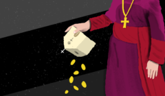 Biskup traktujący parafie jak skarbonkę