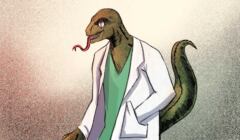 Reptilianie w lekarskim kitlu