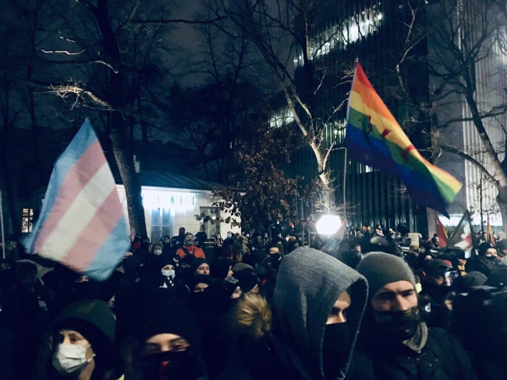 Warszawa, protest 27.01.2021