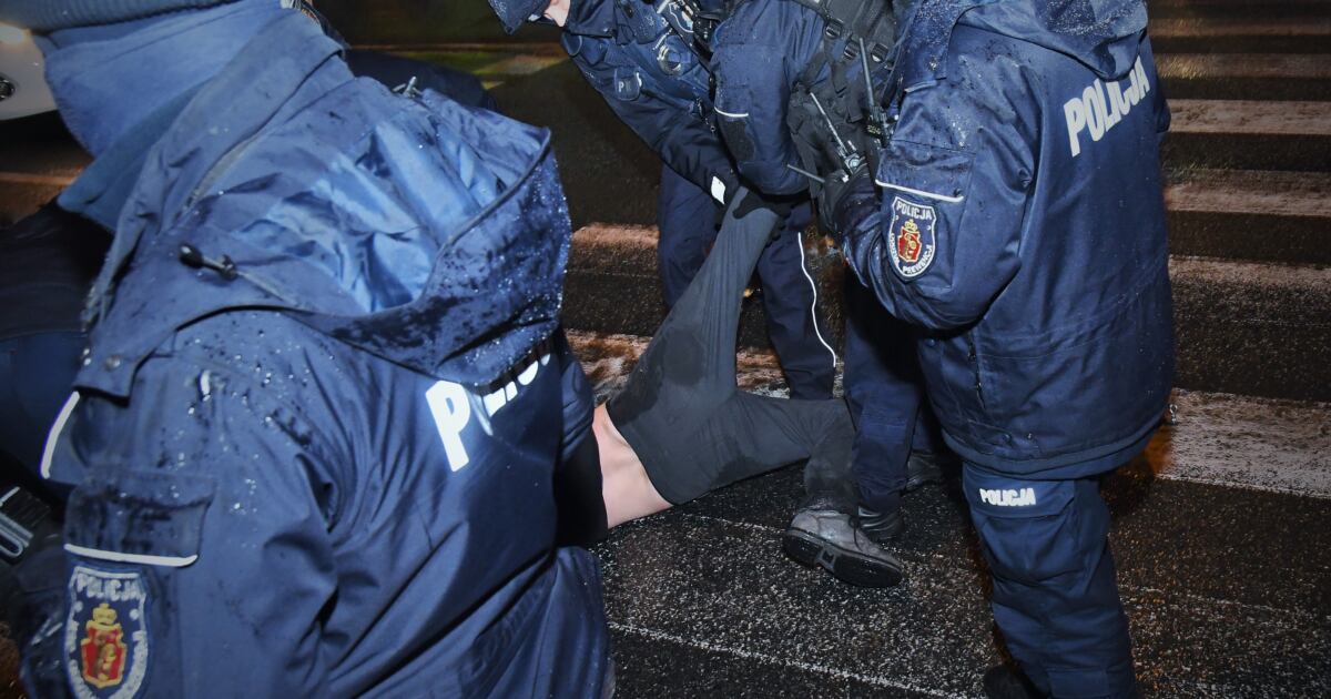 Strajk Kobiet - blokada, Warszawa, 19.02.2021