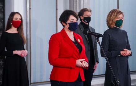 (...) my też gloryfikujemy żołnierzy wyklętych, którzy też mniejszości białoruskie czy ukraińskie mordowali na ówczesnych Kresach.
Woronicza 17
