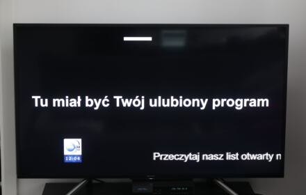 komunikat o proteście mediów