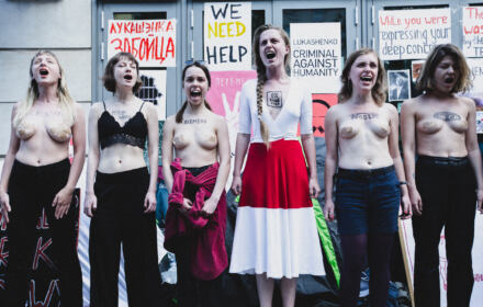 Solidarne z Białorusią - protest Warszawa, 02.06.2021. Protest solidarnościowy z represjonowanymi Białorusinkami i Białorusinami