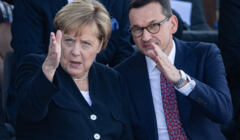 Angela Merkel i Mateusz Morawiecki