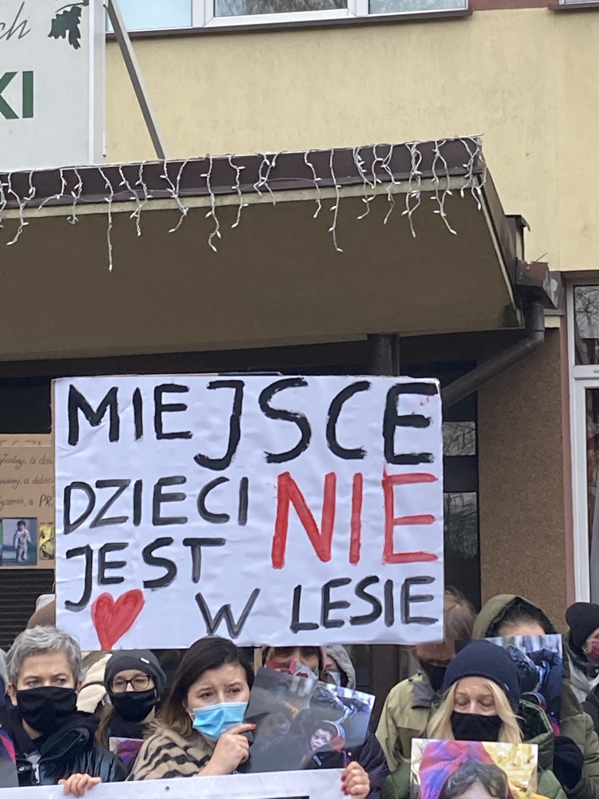 Protest "Matki na granicę" w Hajnówce