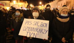 demonstracja przeciwko Lex TVN