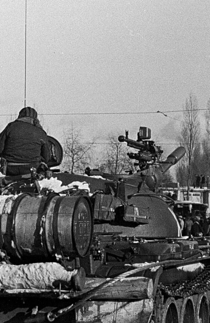 Stan wojenny, czołgi w Gdańsku