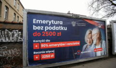 Billboard Polskiego Ładu - emerytura bez podatku