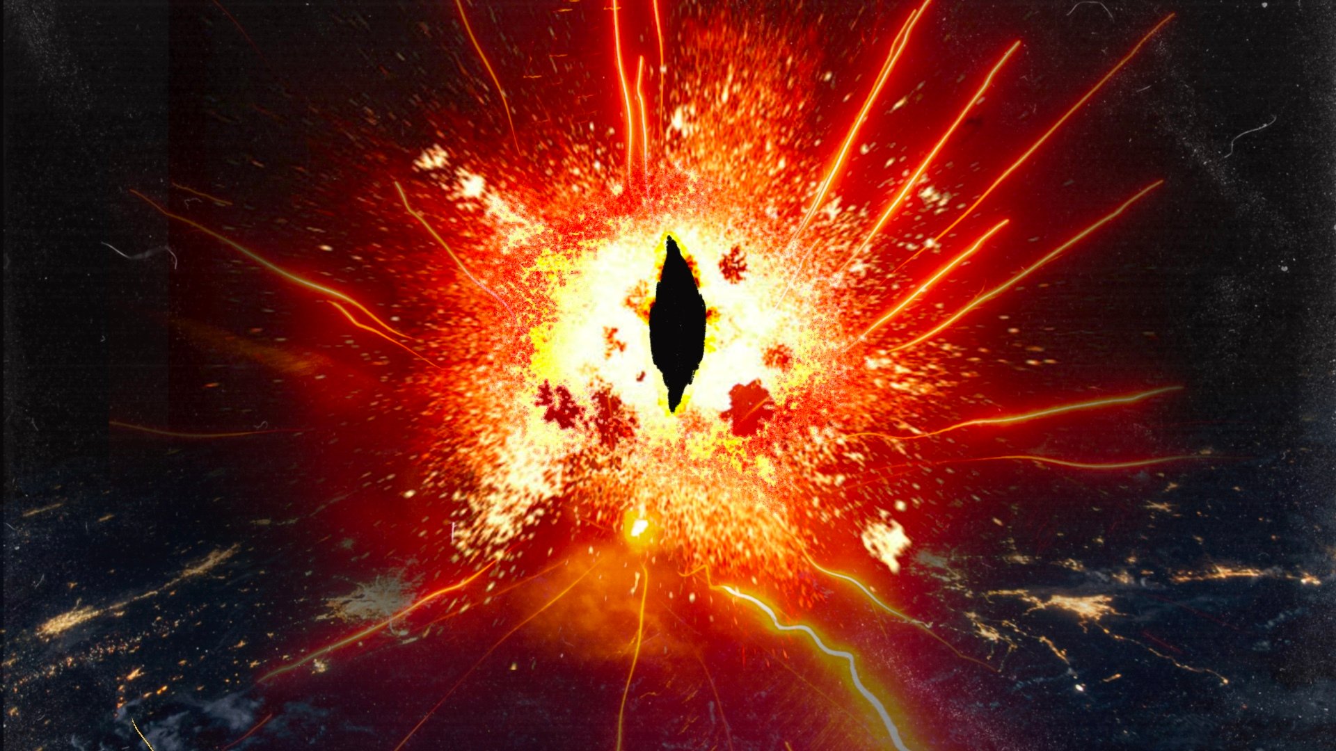 Grafică: Sclipire în mijloc (Sauron?) Ochi