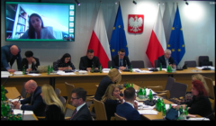Posiedzenie Komisji sprawiedliwości/ screen z sejm.gov.pl