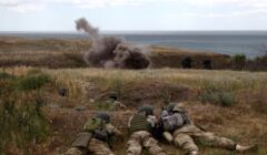 22 czerwca 2022 r. żołnierze 126 Brygady Terytorialnej Sił Zbrojnych Ukrainy biorą udział w ćwiczeniach wojskowych w rejonie Odessy, w związku z inwazją militarną Rosji na Ukrainę.