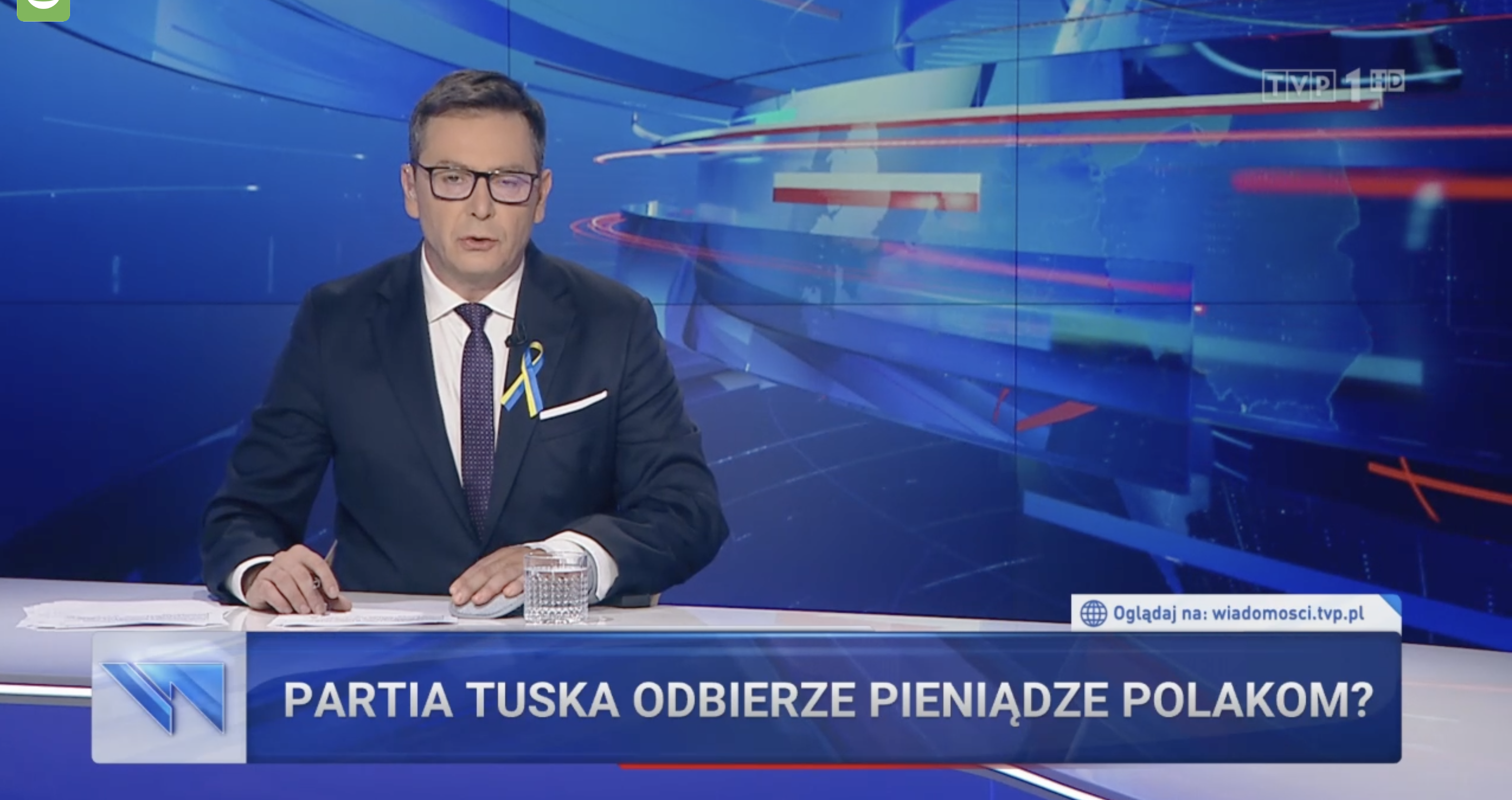 „Wiadomości" o wypowiedzi posła Lenza, „Partia Tuska odbierze pieniądze Polakom?”, 29.07.2022