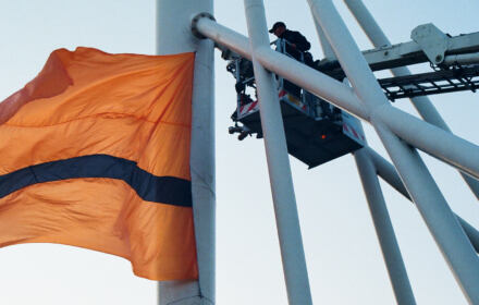 Warszawa, 25.11.2021. Maszt Wolności