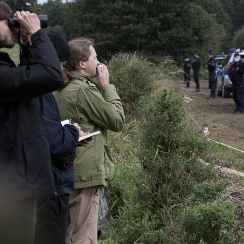 Usnarz Górny – Afgańczycy przetrzymywani na granicy Usnarz Górny, 01.09.2021. Polskie służby nie dopuszczają pomocy do Afgańczyków przetrzymywanych na granicy